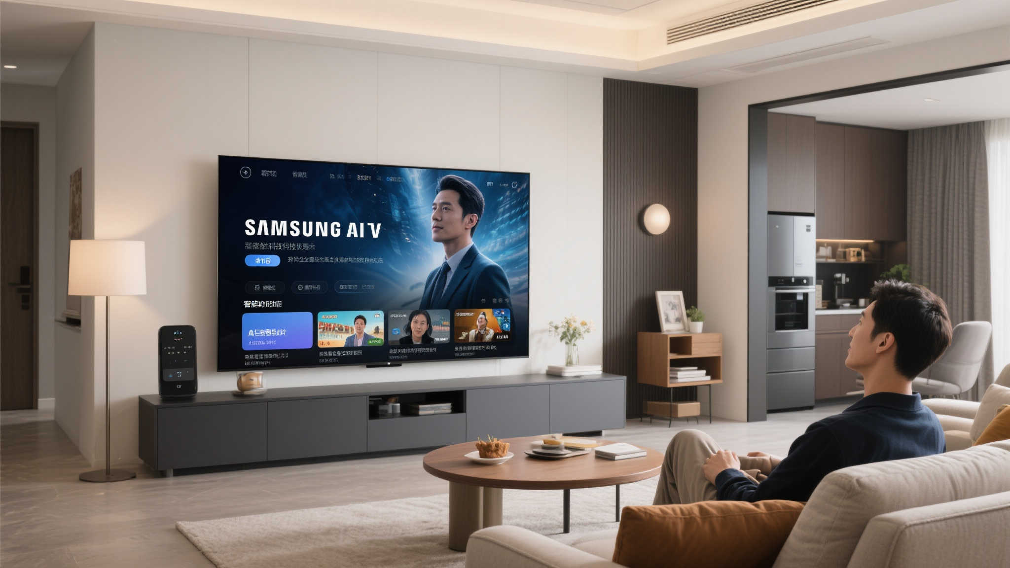 三星AI电视入驻客厅:一块屏幕开启观影娱乐与智慧生活全场景升级 三星AI电视入驻客厅:一块屏幕开启观影娱乐与智慧生活全场景升级